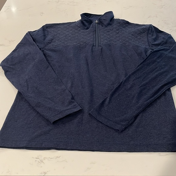 Men’s Large Vintage 1946 half zip navy sweater - Picture 3 of 3